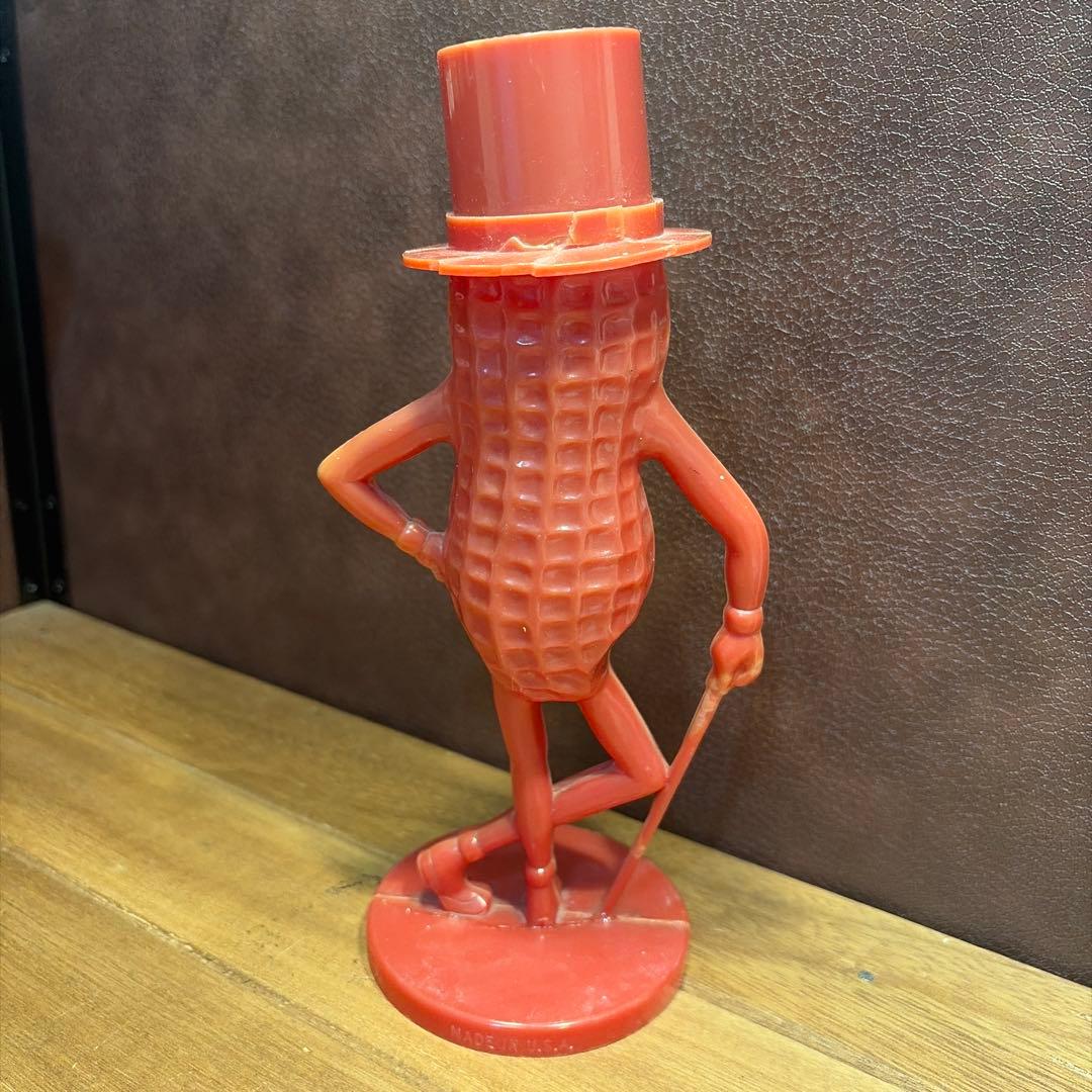 ミスターピーナッツ ビンテージバンク 貯金箱 アドバタイジングフィギュア赤