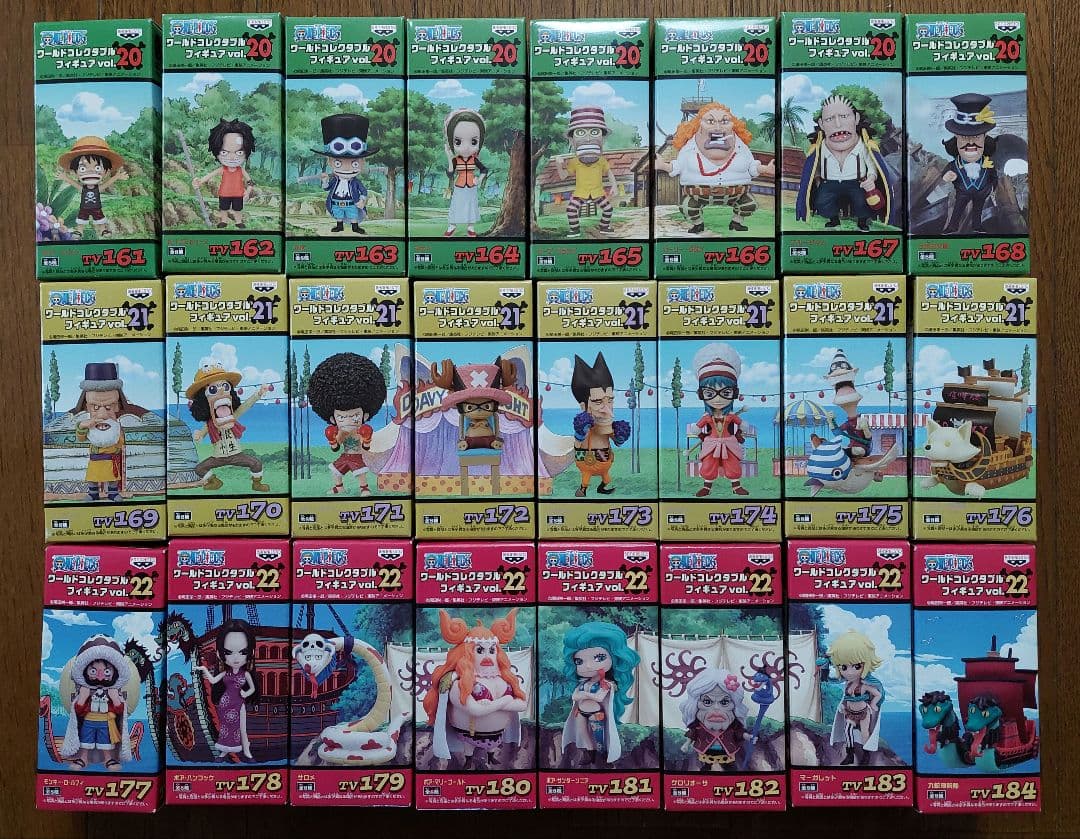 ワンピース ワールドコレクタブルフィギュア 全216体