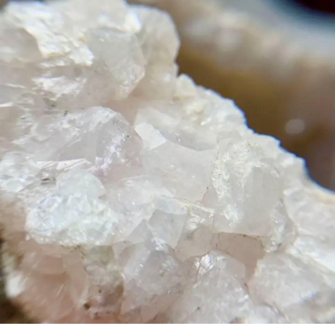 希少な逸品！国産 ピンクアポフィライト 原石 結晶