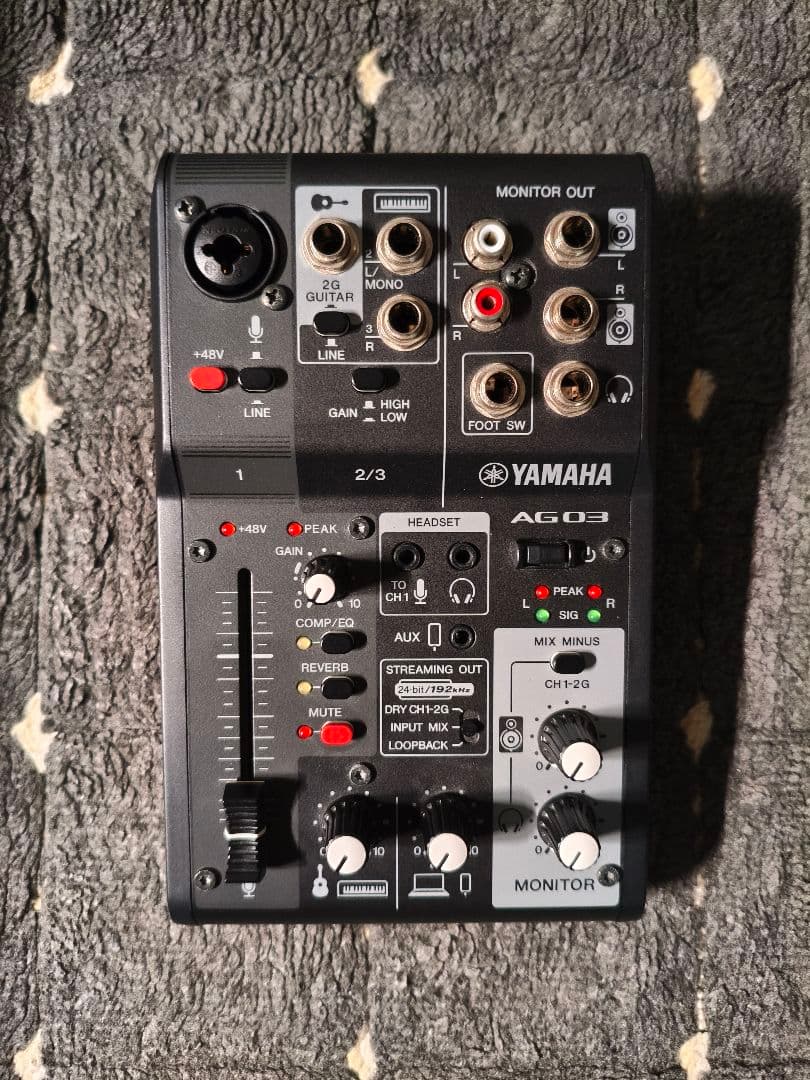 DTM・DAW YAMAHA AG03MK2