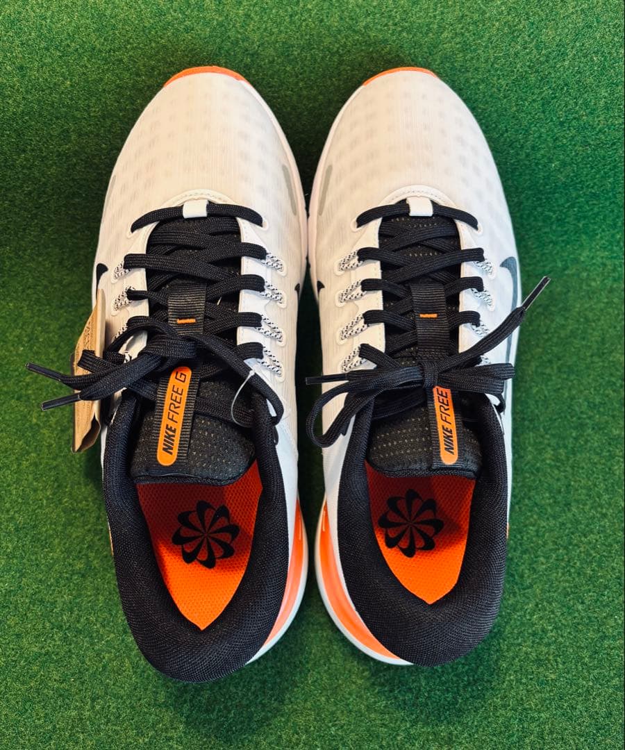 Nike Free ゴルフシューズ ホワイト/オレンジ26cm 新品未使用品