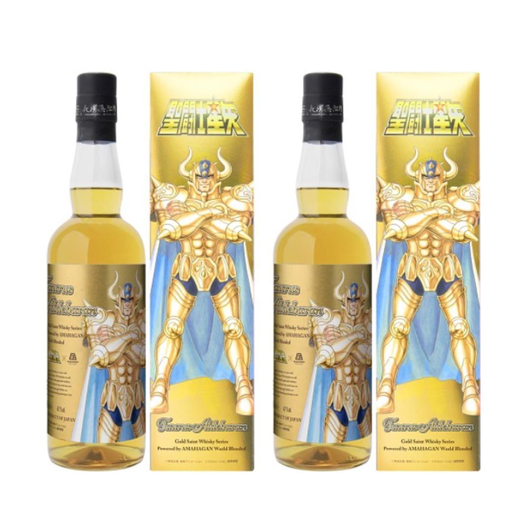新品 聖闘士星矢 ゴールドセイントウイスキーシリーズ タウラス アルデバラン2本