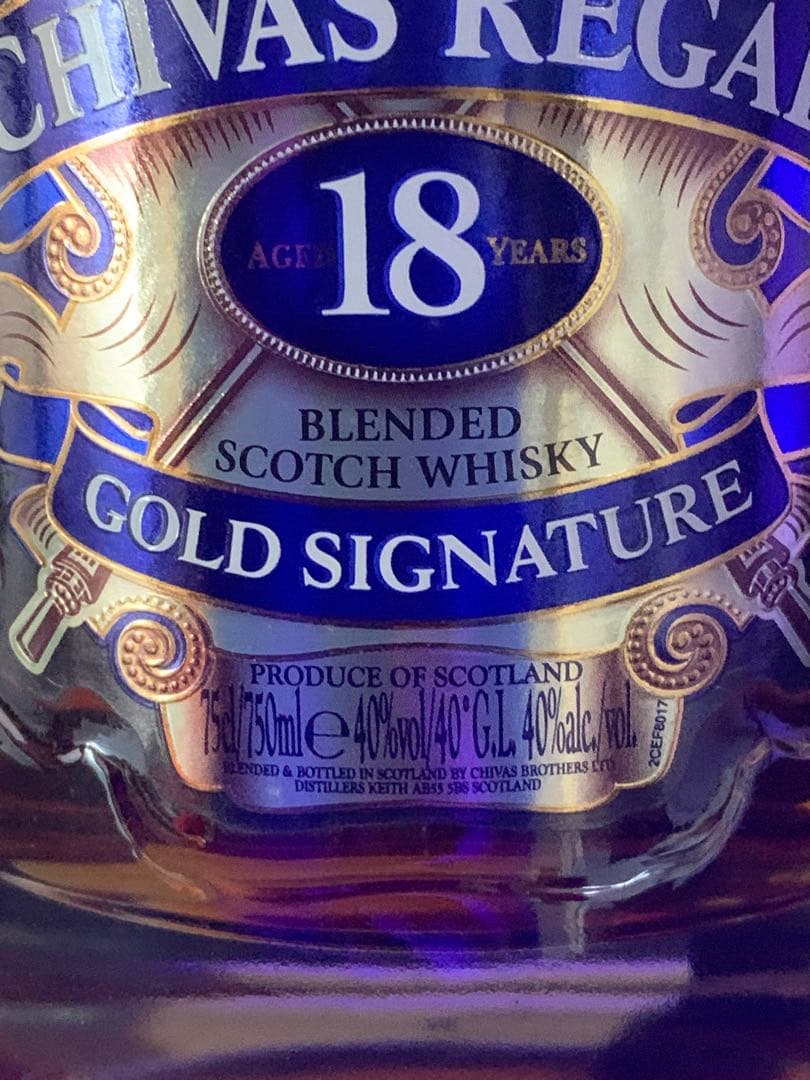 Chivas Regal Gold Signature 18年 750ml