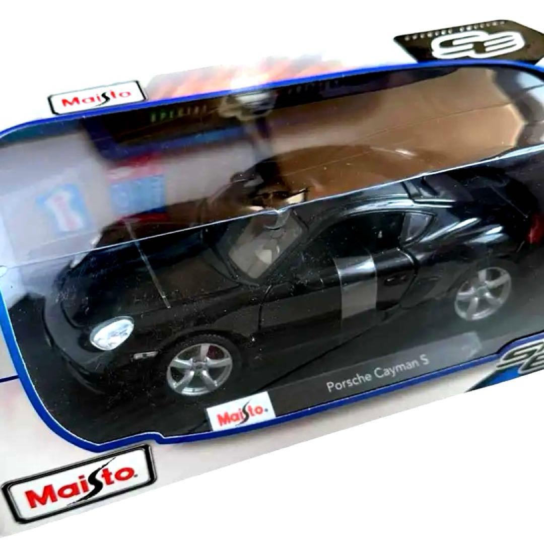 Maisto Porsche Cayman S ミニカー 黒