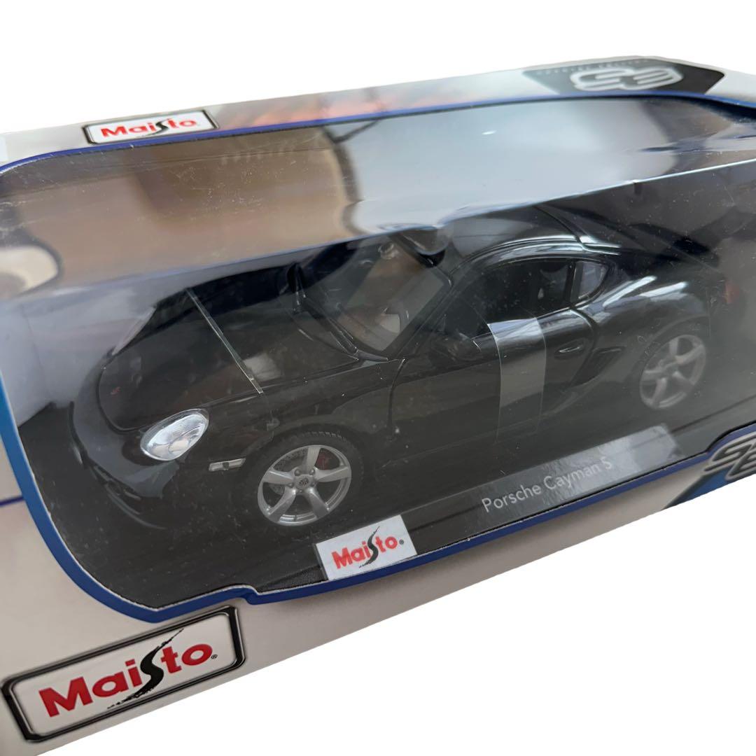 Maisto Porsche Cayman S ミニカー 黒