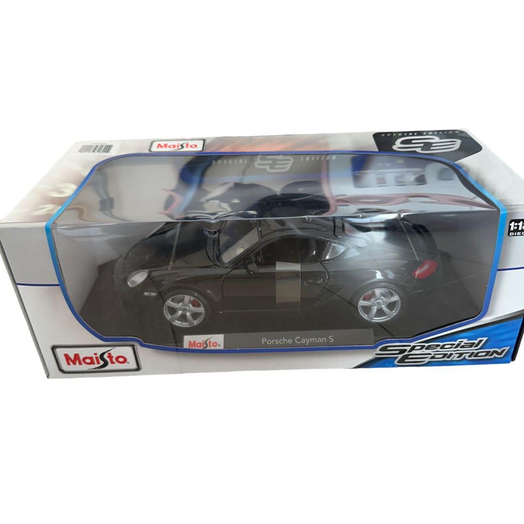 Maisto Porsche Cayman S ミニカー 黒
