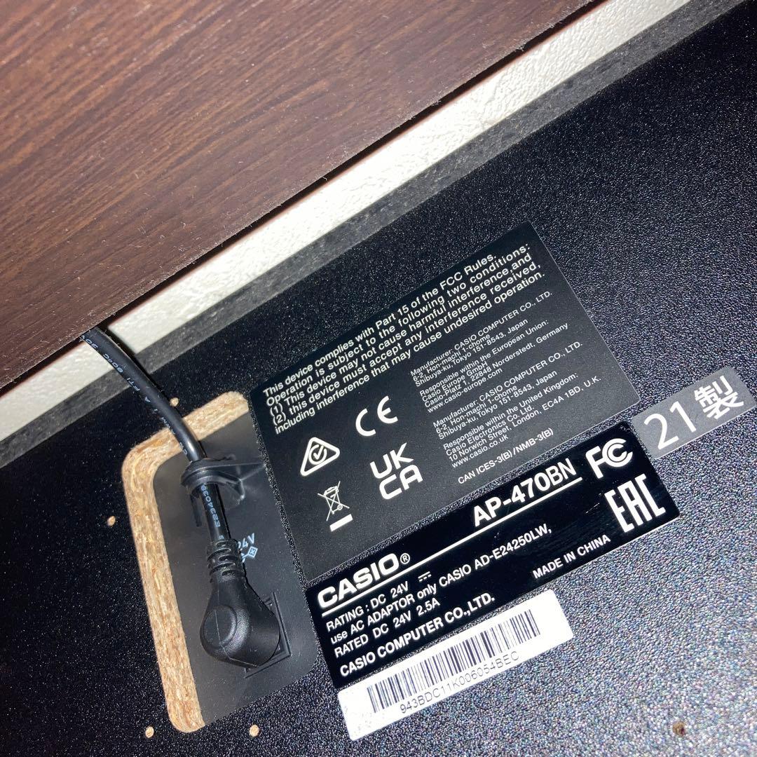 CASIO 88鍵 ダークブラウン電子ピアノ