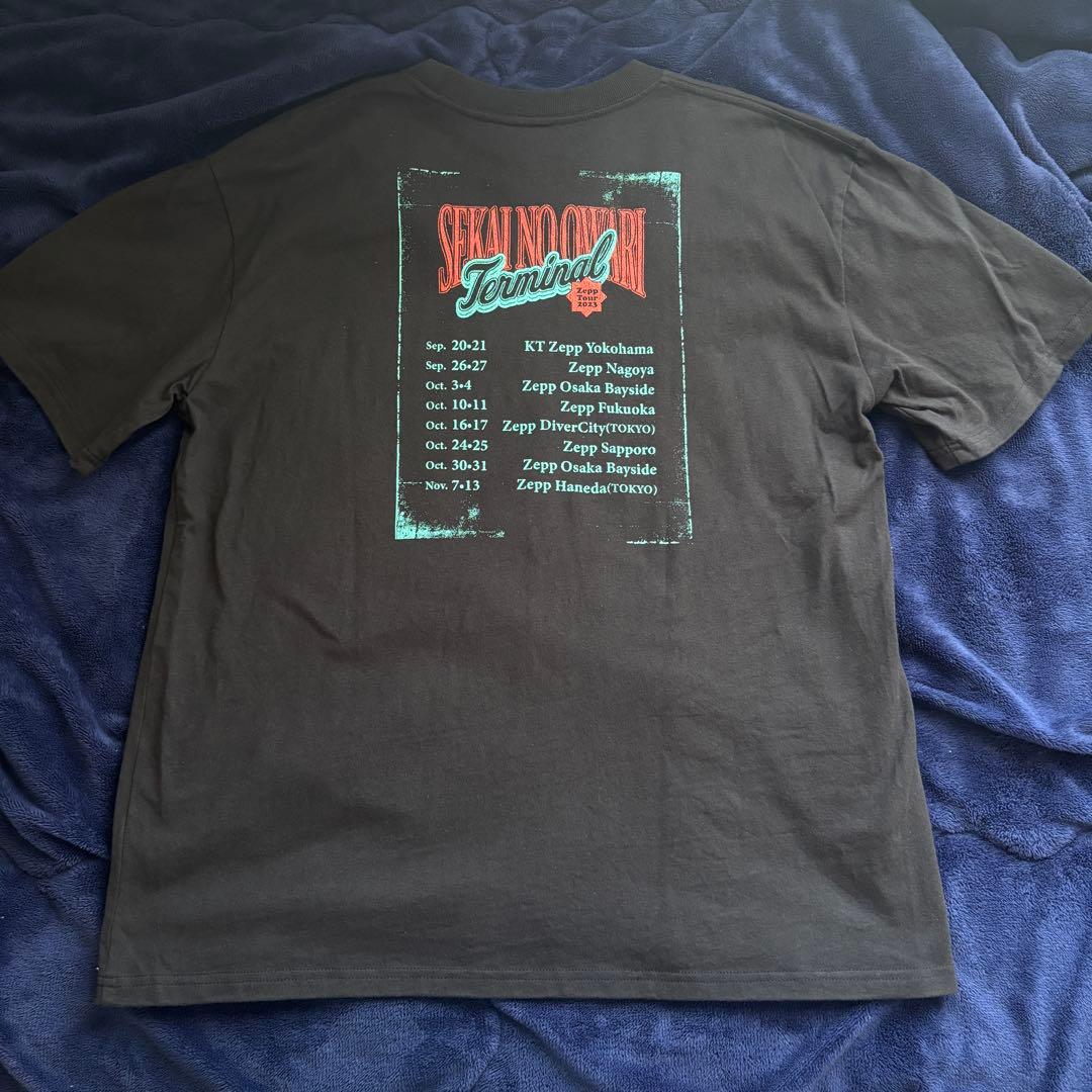 ターミナル　セカオワ　Terminal Tシャツ　黒　L