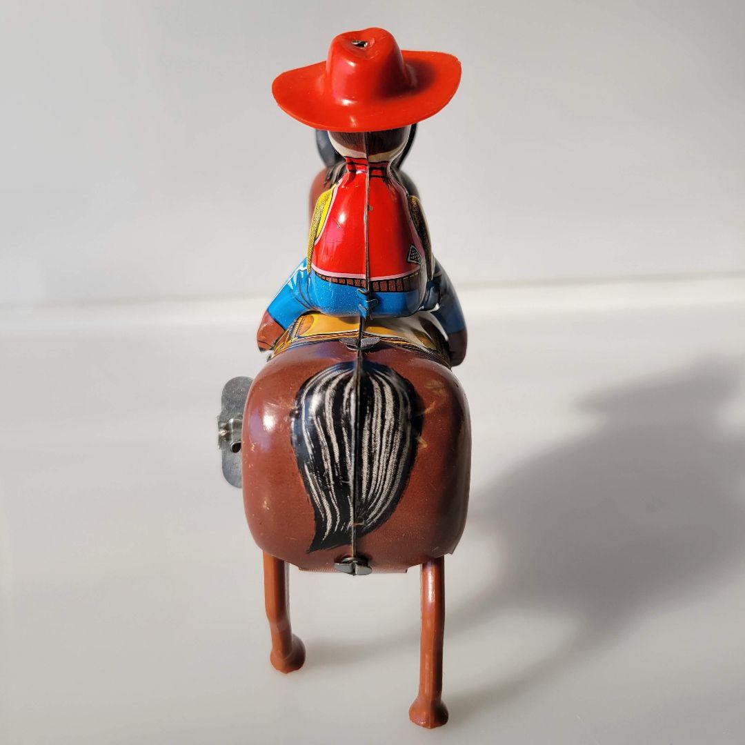 【日本製】　希少　1960年代　ブリキ　カウボーイ　ヴィンテージ