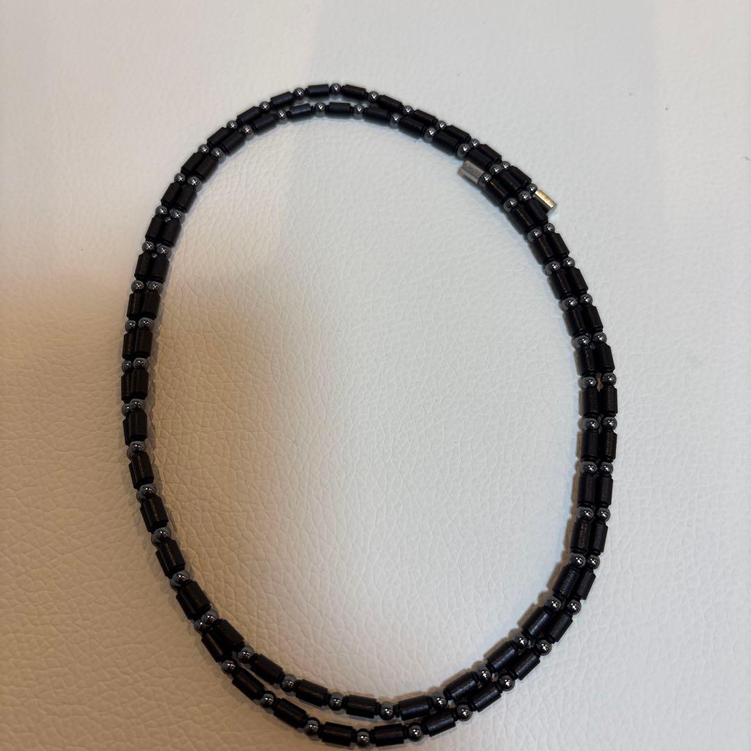 【美品】コアフォース ループ ブラック 70cm ブレスレット