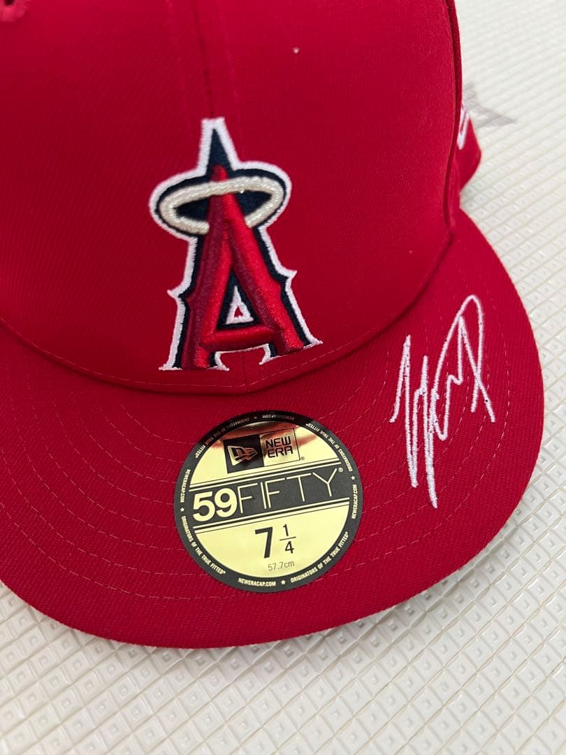 大谷翔平 ドジャース ＆ エンゼルス 3点セット 刺繍サイン入りなど
