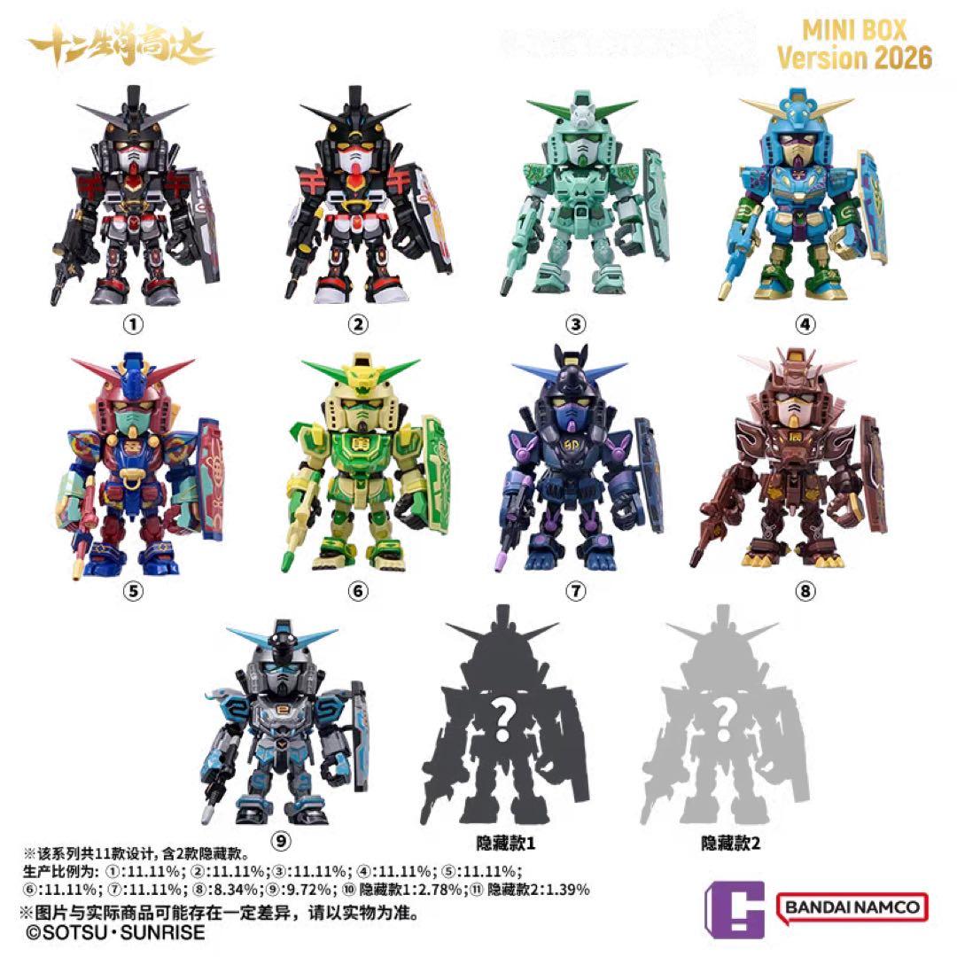 十二支 mini ブラインドボックス Ⅳ 2026 Ver. 午（馬） ガンダム