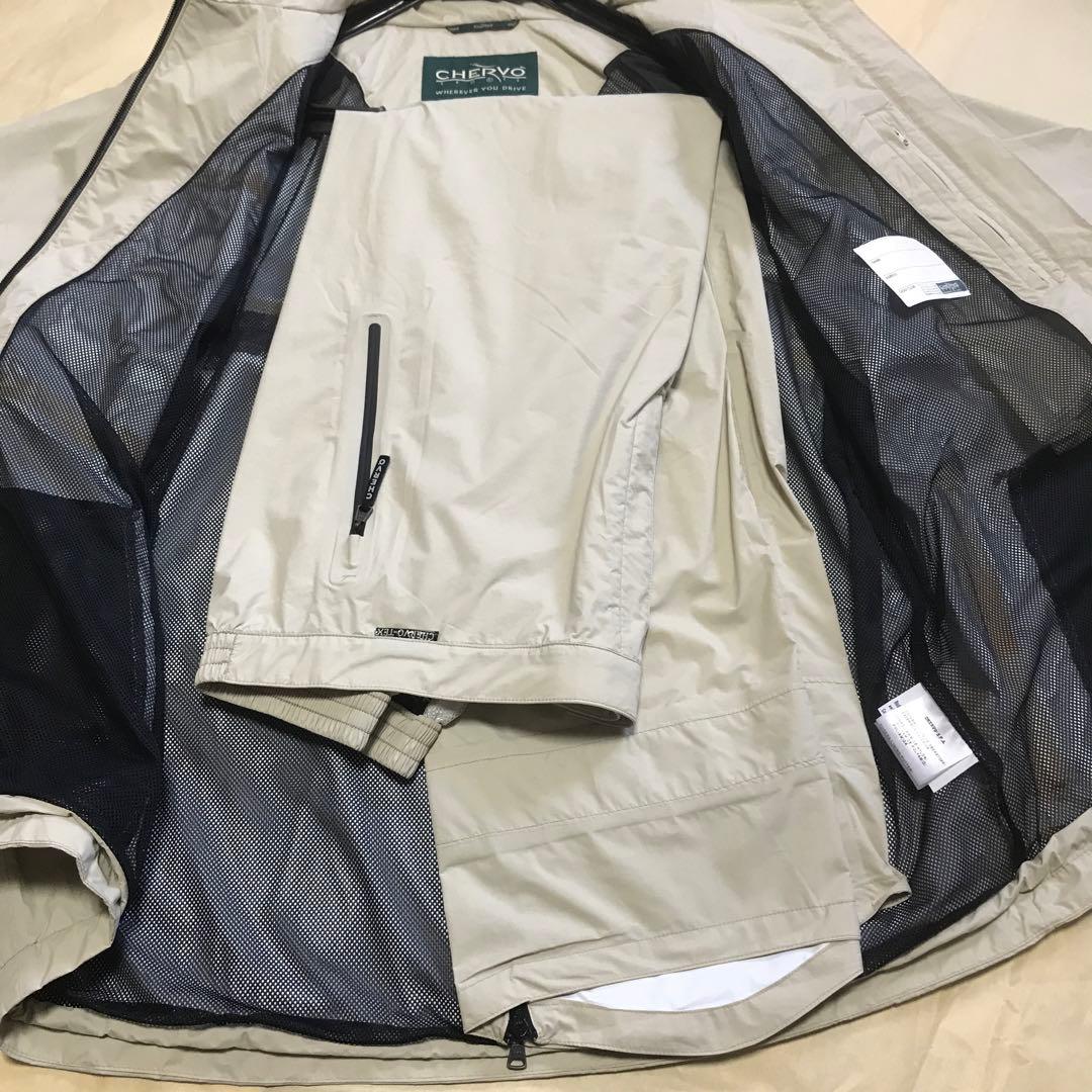 CHERVO ゴルフウエア　ベージュ　L 上下　セットアップ　防風　防水