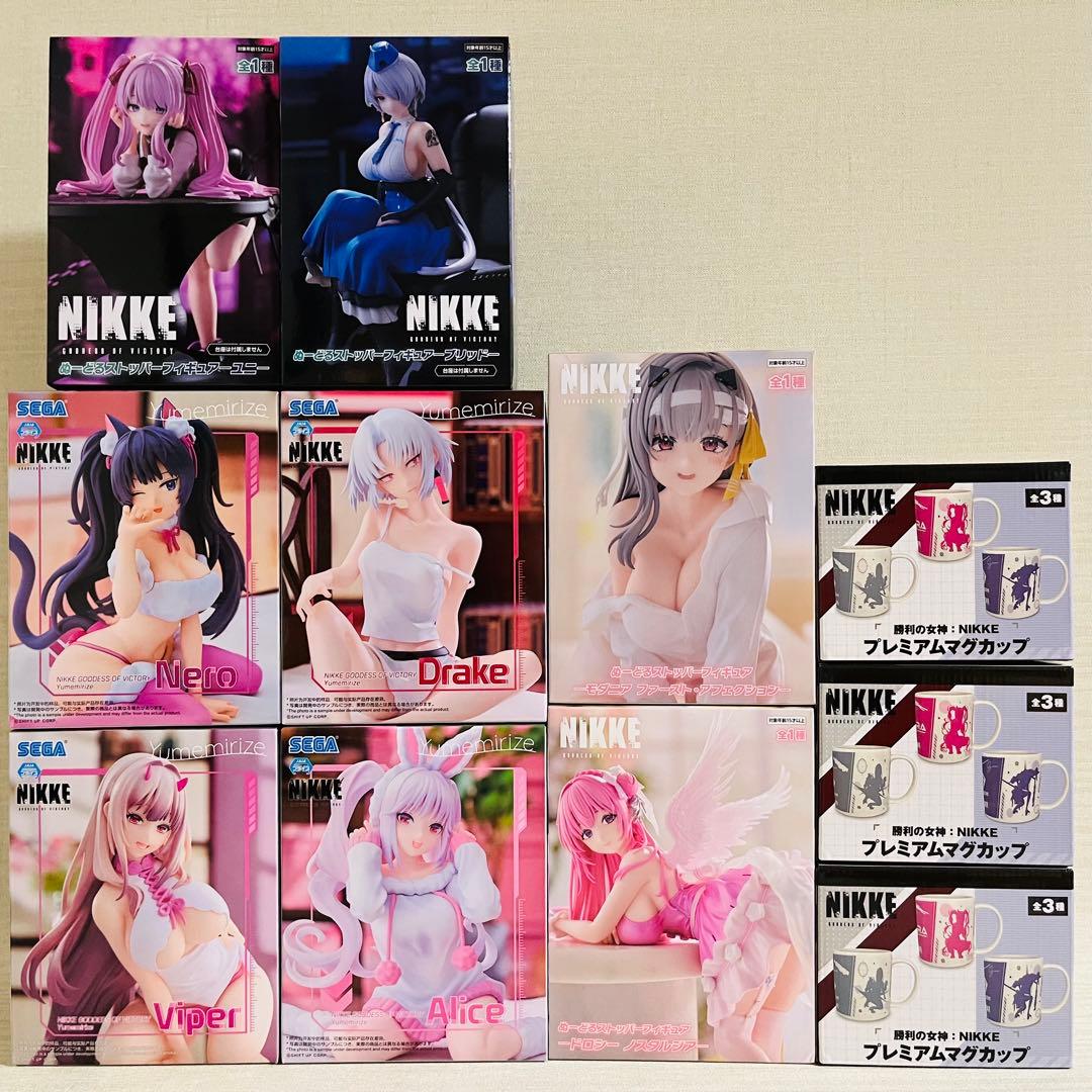 勝利の女神：NIKKE　プライズフィギュア　マグカップ など　11点セット