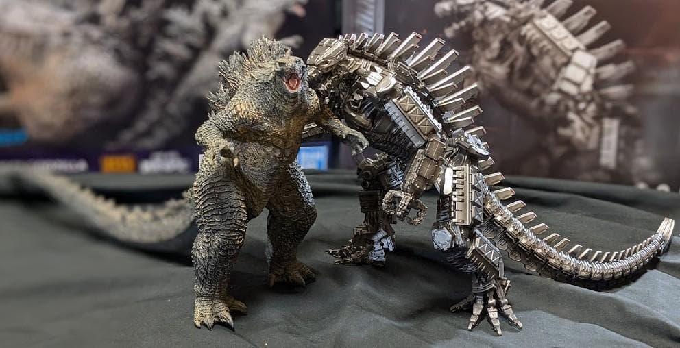 一番くじゴジラ＆メカゴジラ（バンプレスト）モンスターバース版 ソフビ２体セット