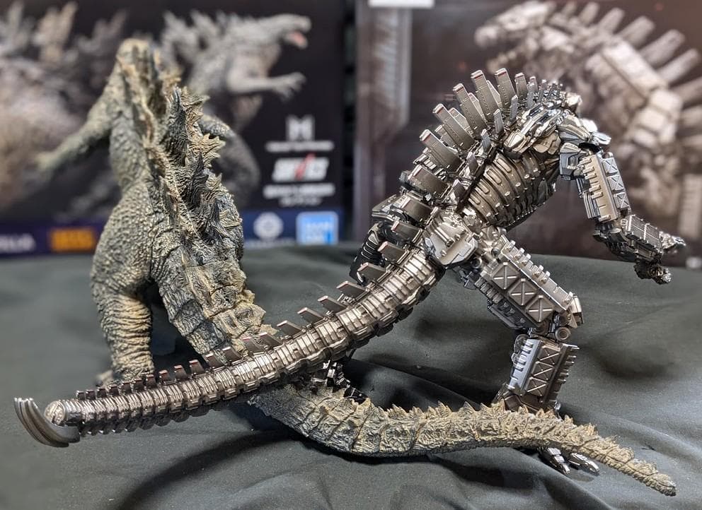 一番くじゴジラ＆メカゴジラ（バンプレスト）モンスターバース版 ソフビ２体セット