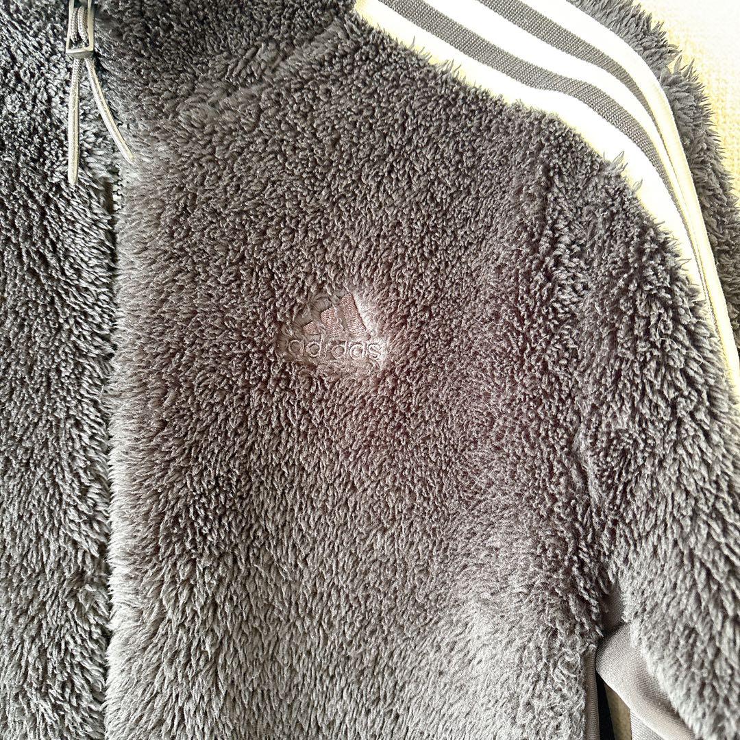 【美品】adidas ボアフリース セットアップ 上下 2点セット ゴルフ 黒