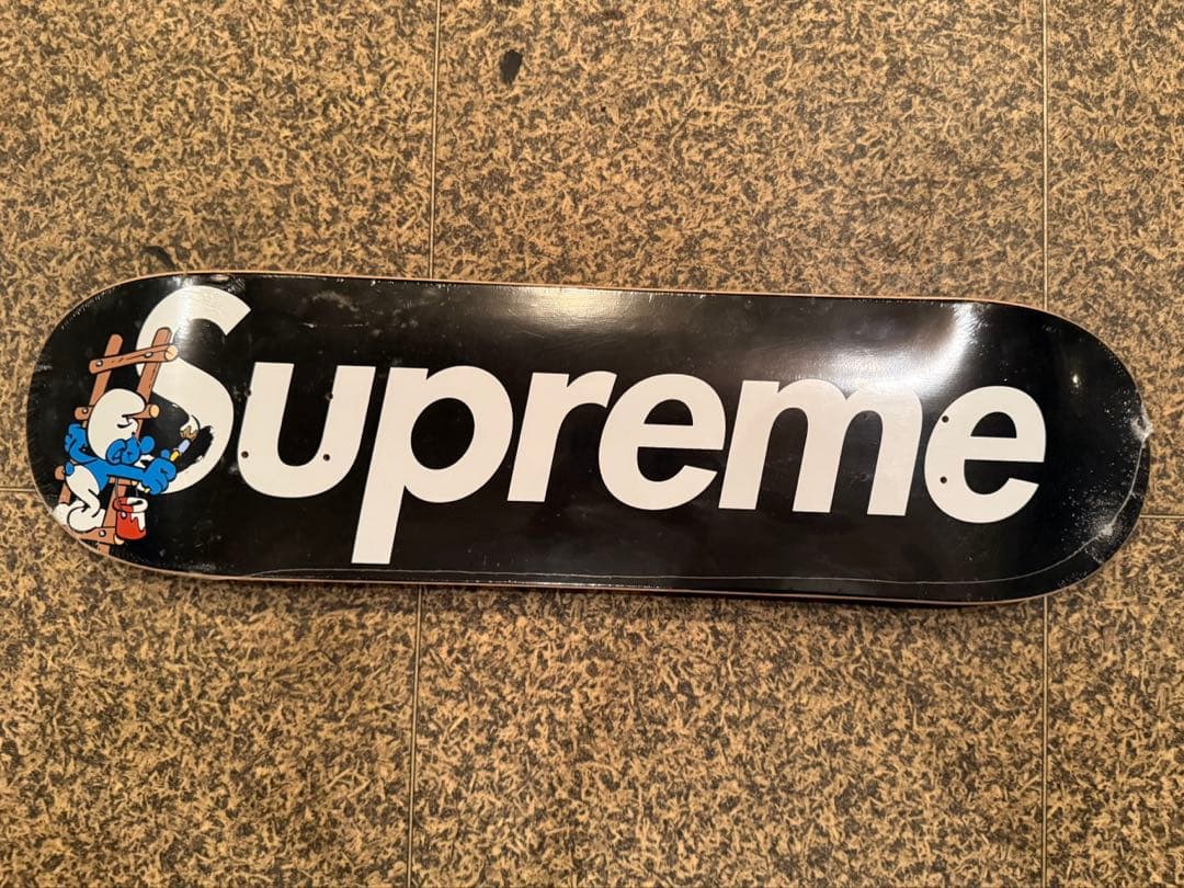 supreme スケボーデッキ Smurfs