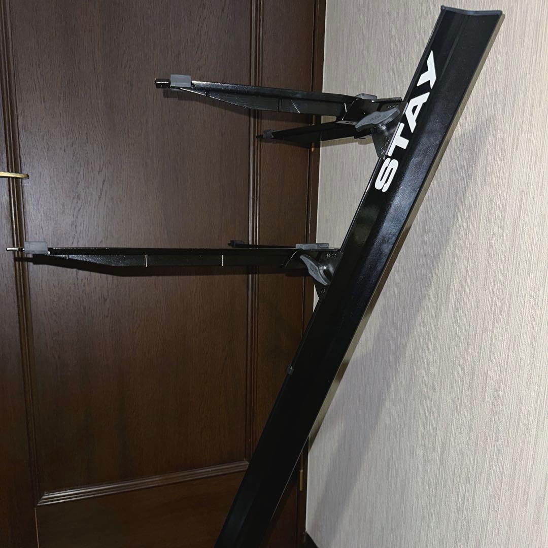 STAY キーボードスタンド Slim 1100/02 湾曲型アーム ブラック