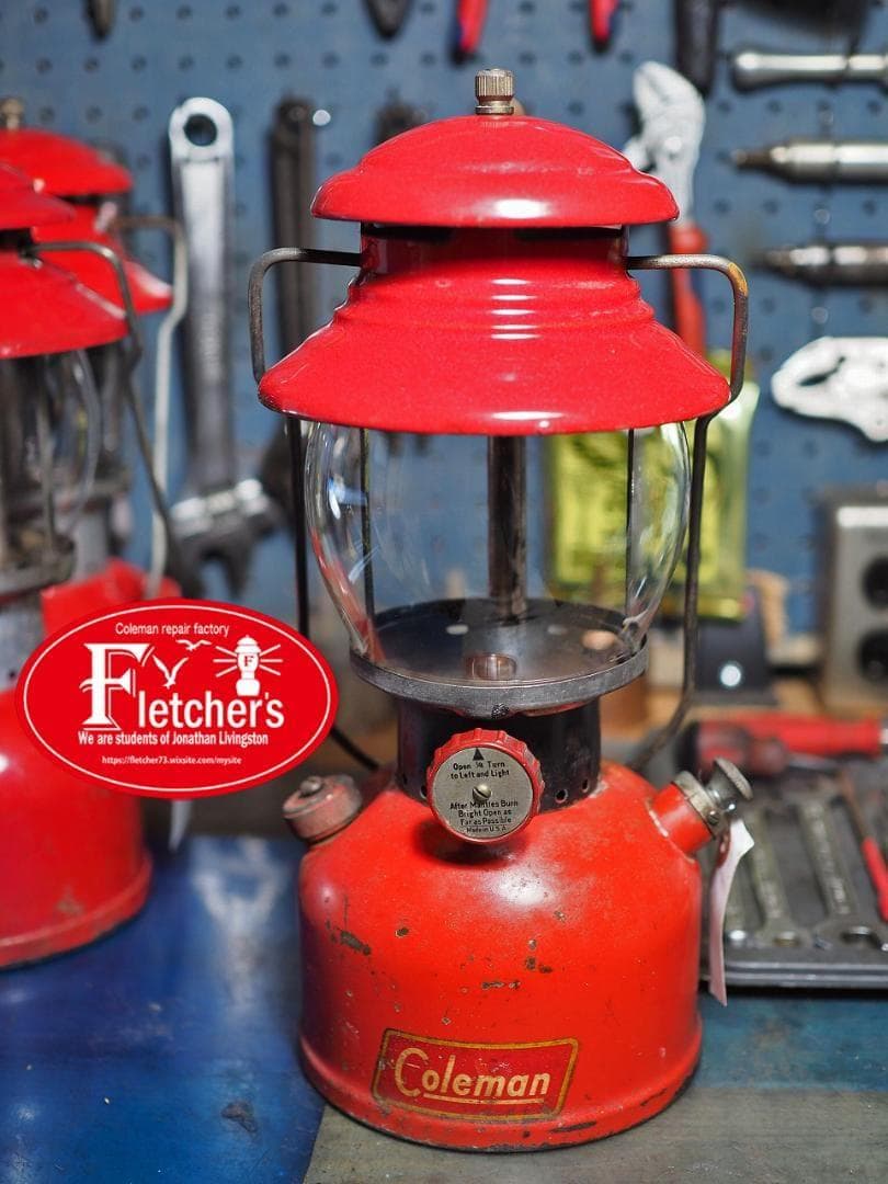 希少なブラックバンド！1953年2月 コールマン 200A ランタン　u04