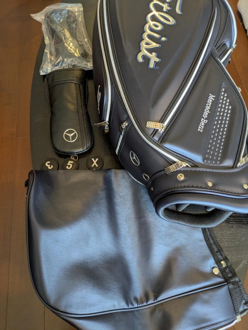 【再値引き】MercedesBenz×Titleist ゴルフバック　セット