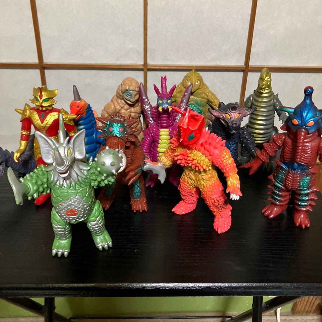 帰ってきたウルトラマン&ウルトラマンエース&ウルトラマンタロウ　怪獣ソフビ