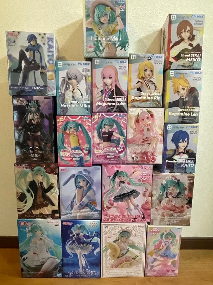 初音ミク　プライズ　フィギュア　20点　まとめ AMP レン　リン　カイト　他