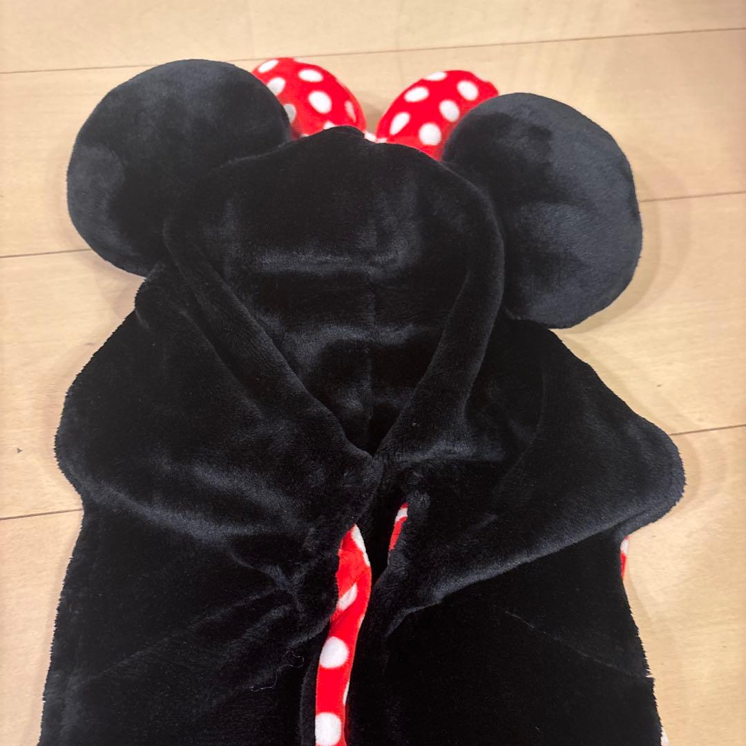 ミニーマウス マフラーキャップ ファンキャップ ディズニー ヘアピン セット