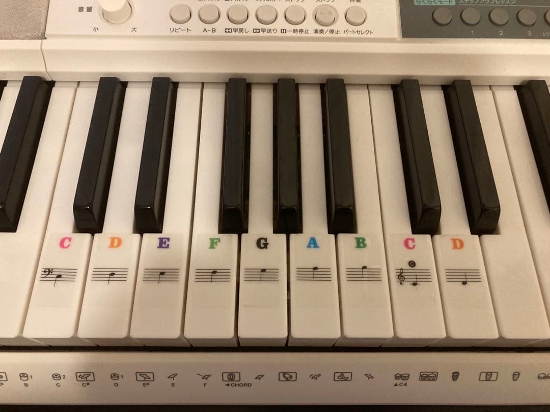 CASIO 電子ピアノHIKARI NAVIGATION LK-512 清掃済み