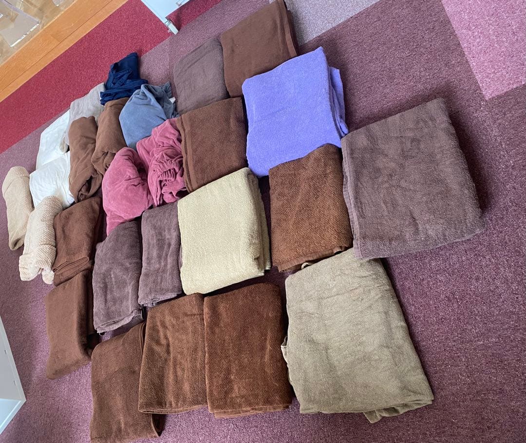 サロン　大判ベットシーツタオル　ガウンバスタオル他まとめて