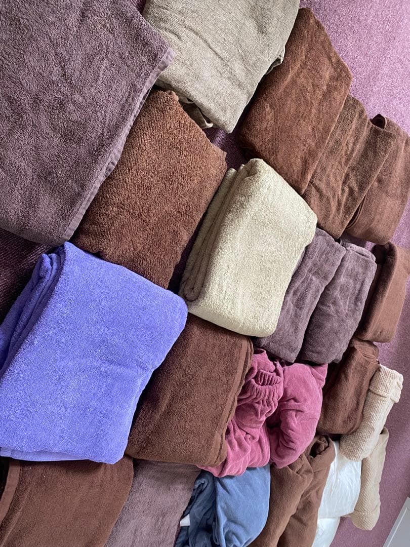 サロン　大判ベットシーツタオル　ガウンバスタオル他まとめて