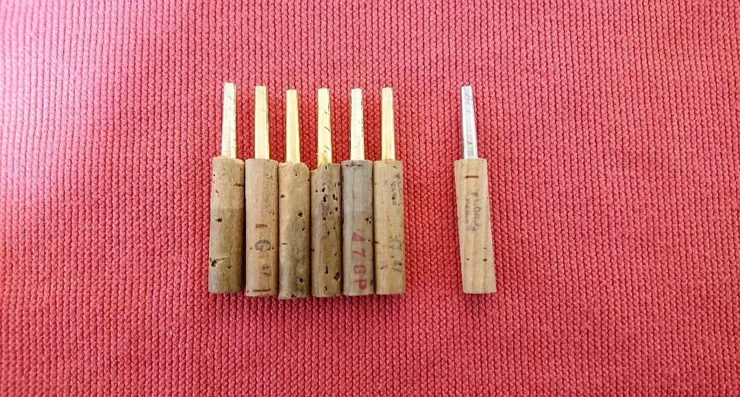 オーボエ チューブ ロレー 金メッキ 47ミリ 23本セット