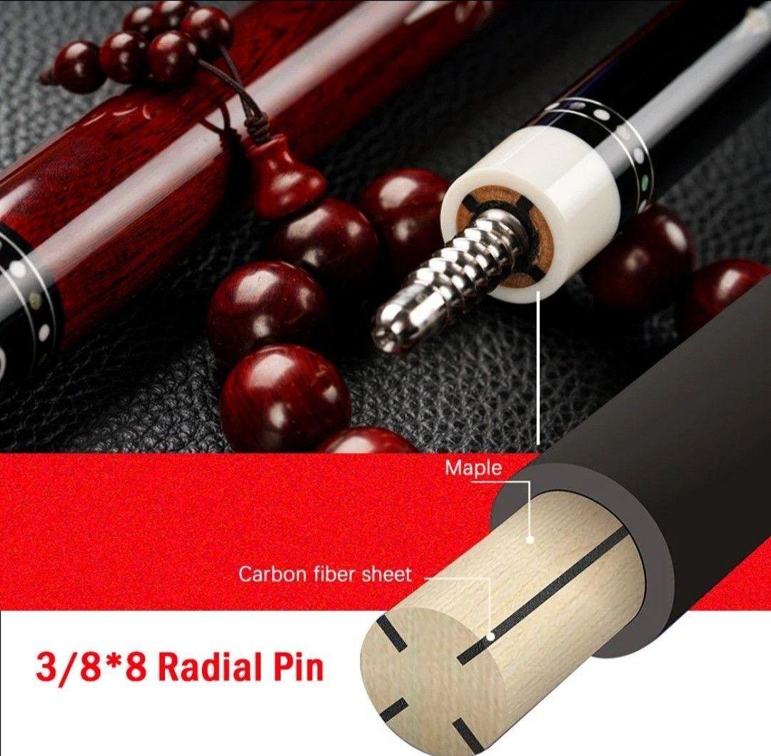 KONLLEN ビリヤード キュー　カーボンチューブ内蔵シャフト仕様