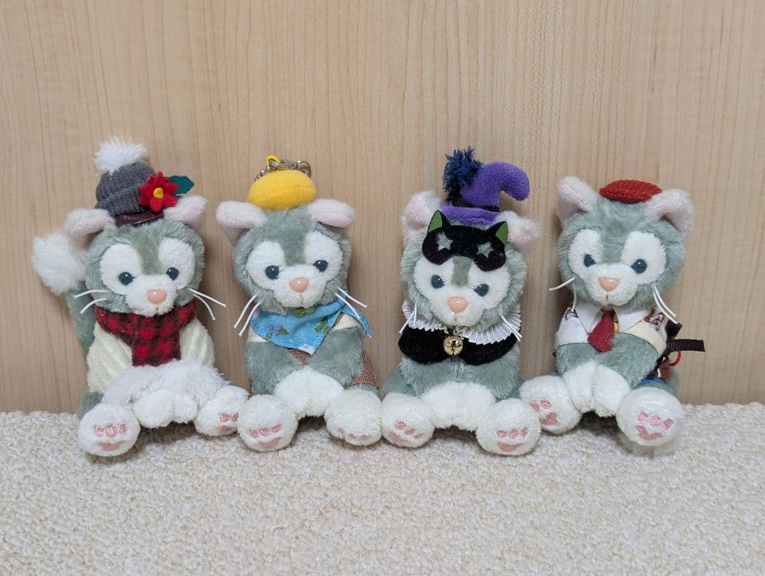 ダッフィーフレンズ ぬいぐるみバッヂ キーホルダー 11体セット