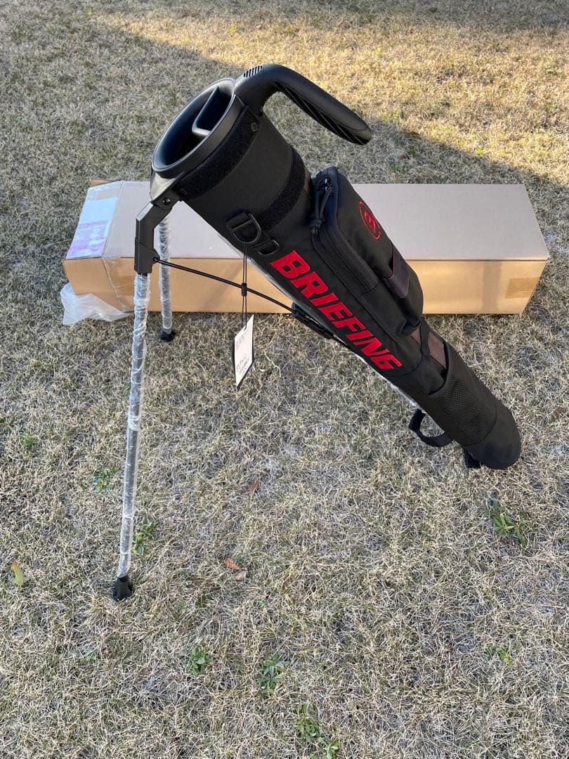 新品未使用品　BRIEFING スタンドキャディバッグ ブラック
