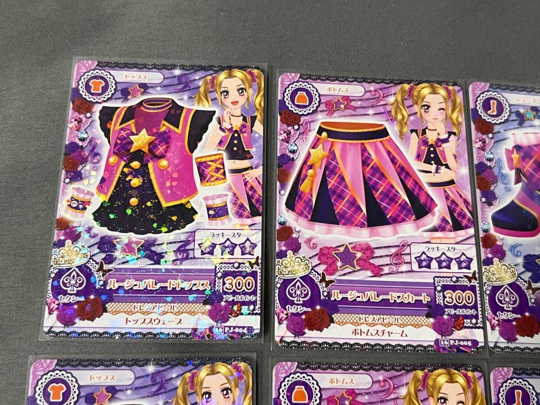 アイカツ ドレッシーグラスリボン レースパープルリボン ルージュパレード台湾版