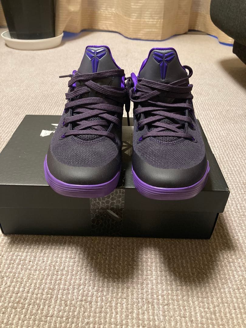 Nike Kobe IX ELITE LOW EM PROTRO 黒/紫