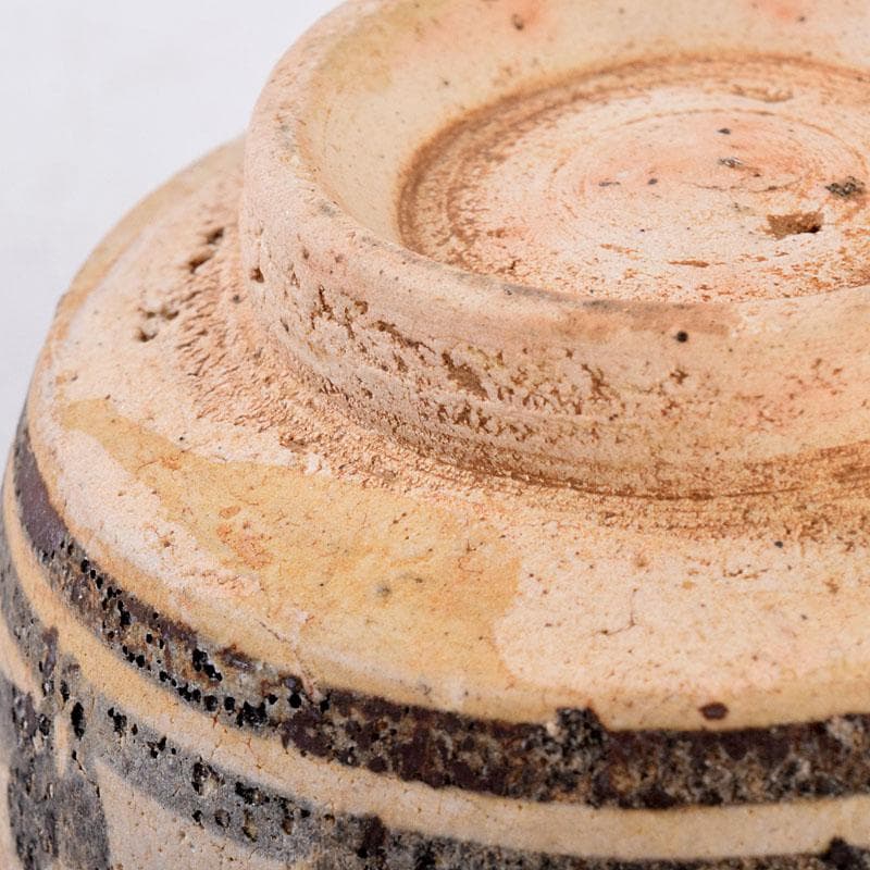 タイ古陶磁　スンコロク　宋胡禄　唐草文　盒子　香合　時代箱付　Z　8540