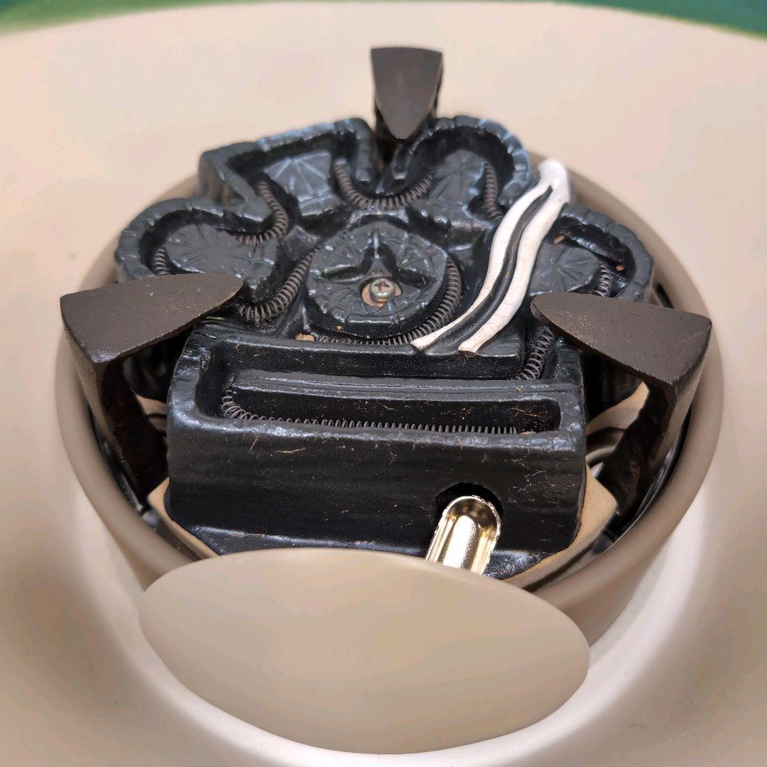 【未使用】 製造中止 野々田製 織部 電熱風炉 紅鉢型 裏千家向