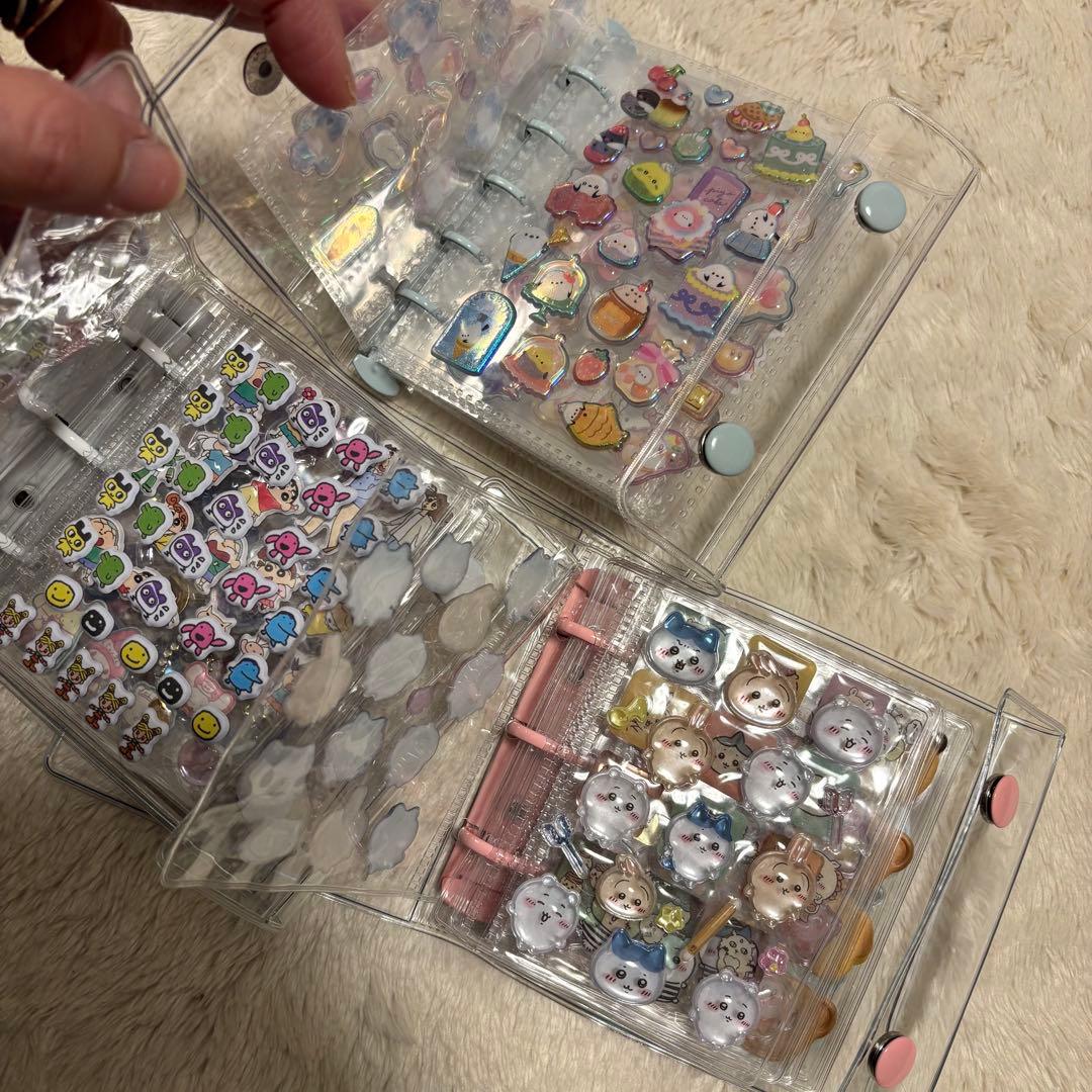 シール帳　完成品　ボンボンドロップシール　サンリオ　ちいかわ　たまごっち　シル活