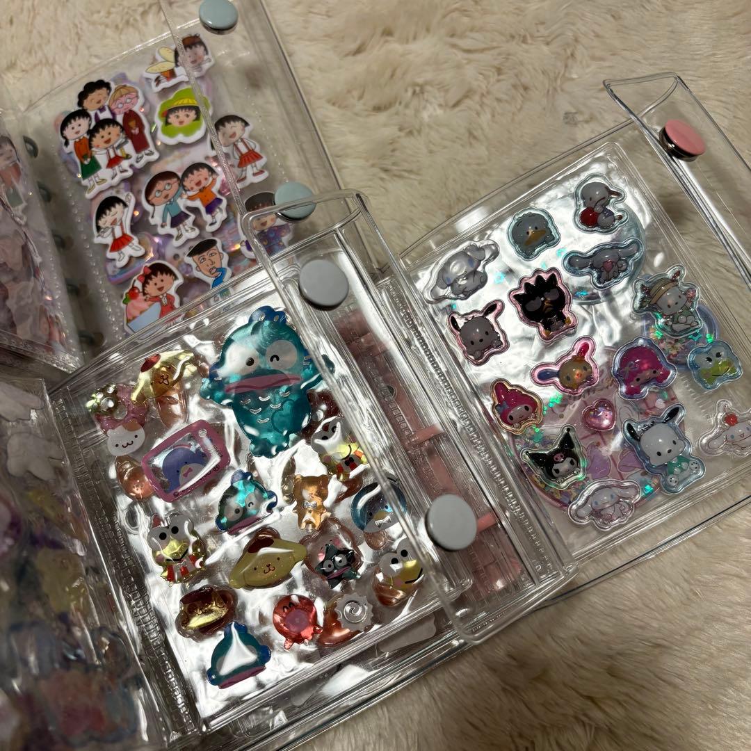 シール帳　完成品　ボンボンドロップシール　サンリオ　ちいかわ　たまごっち　シル活