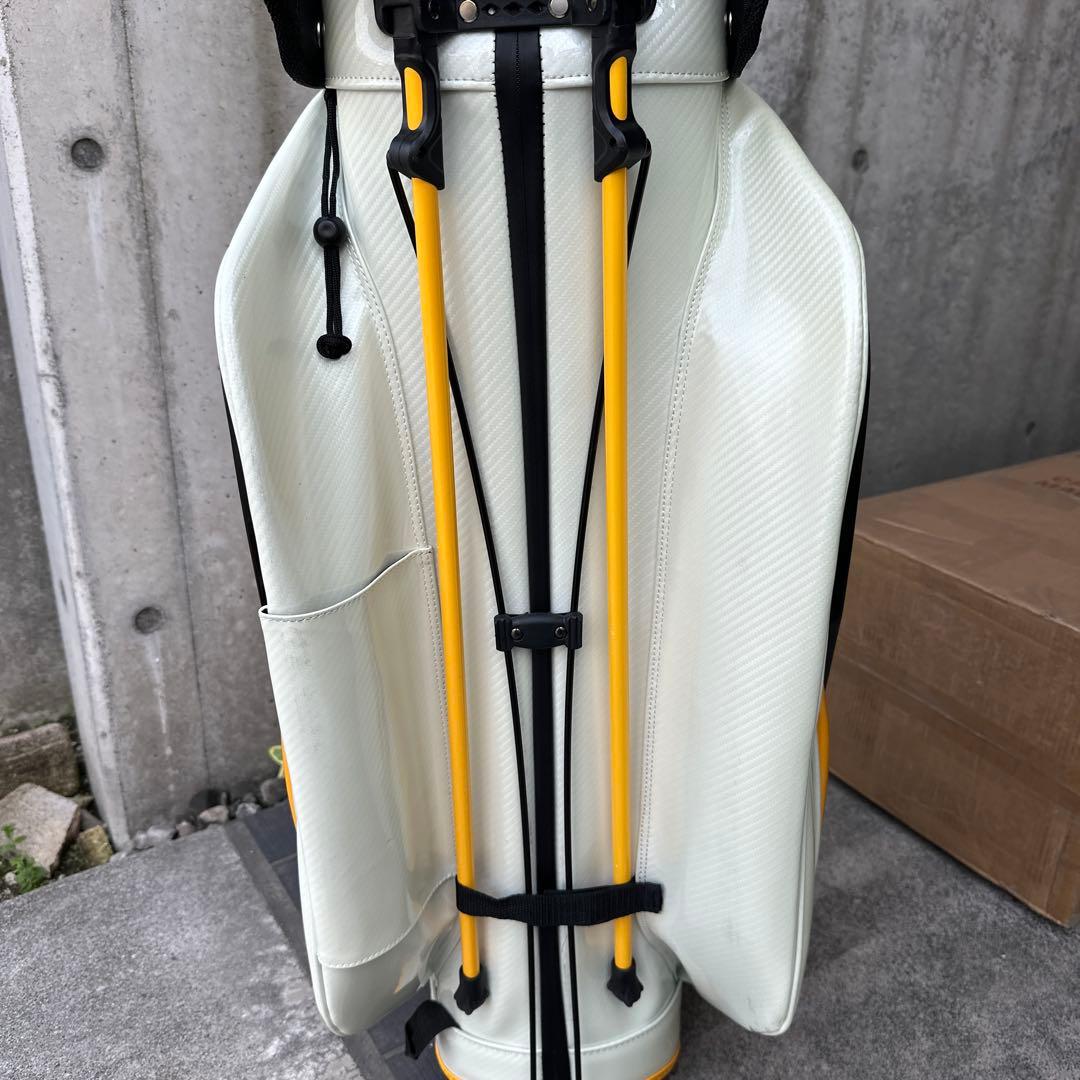 HONMA キャディバッグ ホワイト/イエロー