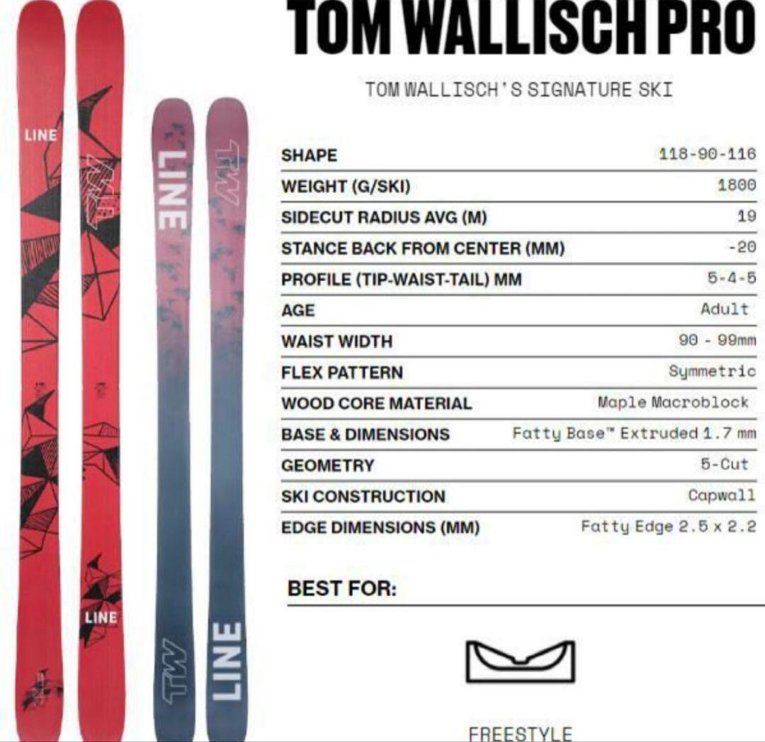 LINE TOM WALLISCH PRO 2024/2025モデル