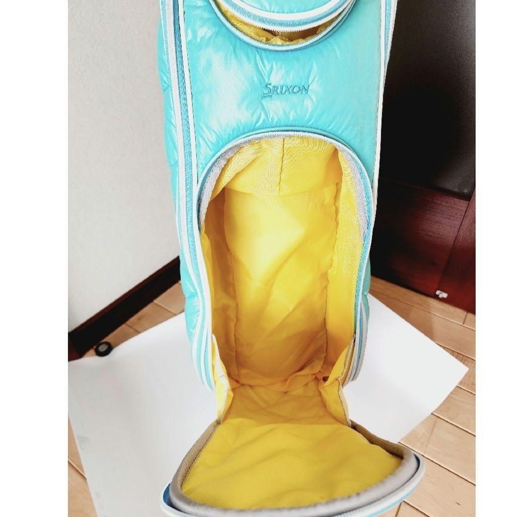 水色 キルティング キャディバッグ　Srixon