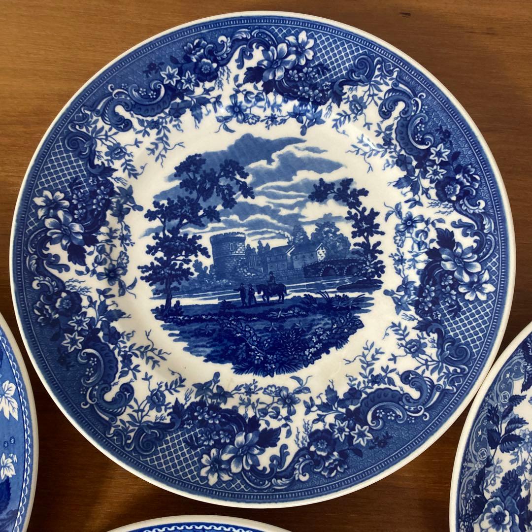 ウェッジウッド　ブルー＆ホワイト　リミテッドエディション23cmプレート