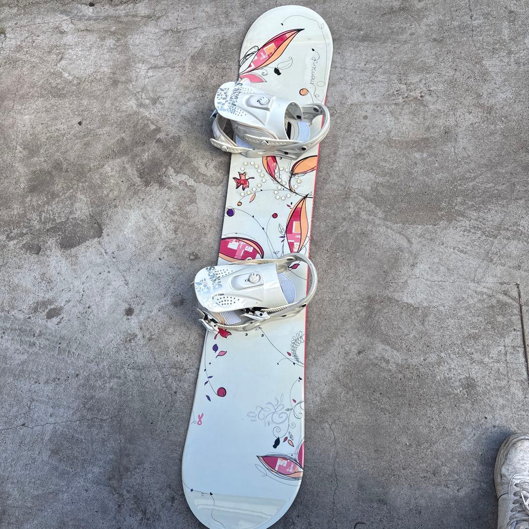 FLUX 花柄ビンディング ホワイト