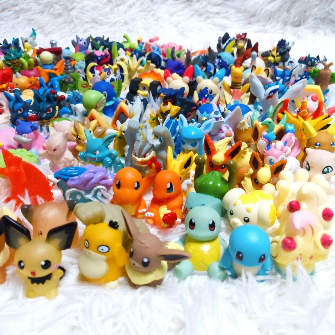 初期ポケモンキッズ まとめ売り ポケモン ソフビ クリア 当時物 217体