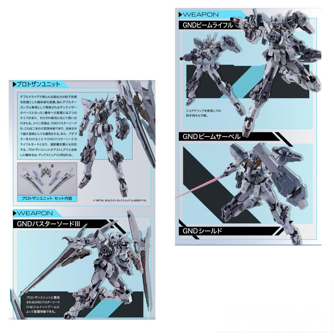 【新品】 メタルビルド ガンダム アストレアII ＋ プロトザンユニット