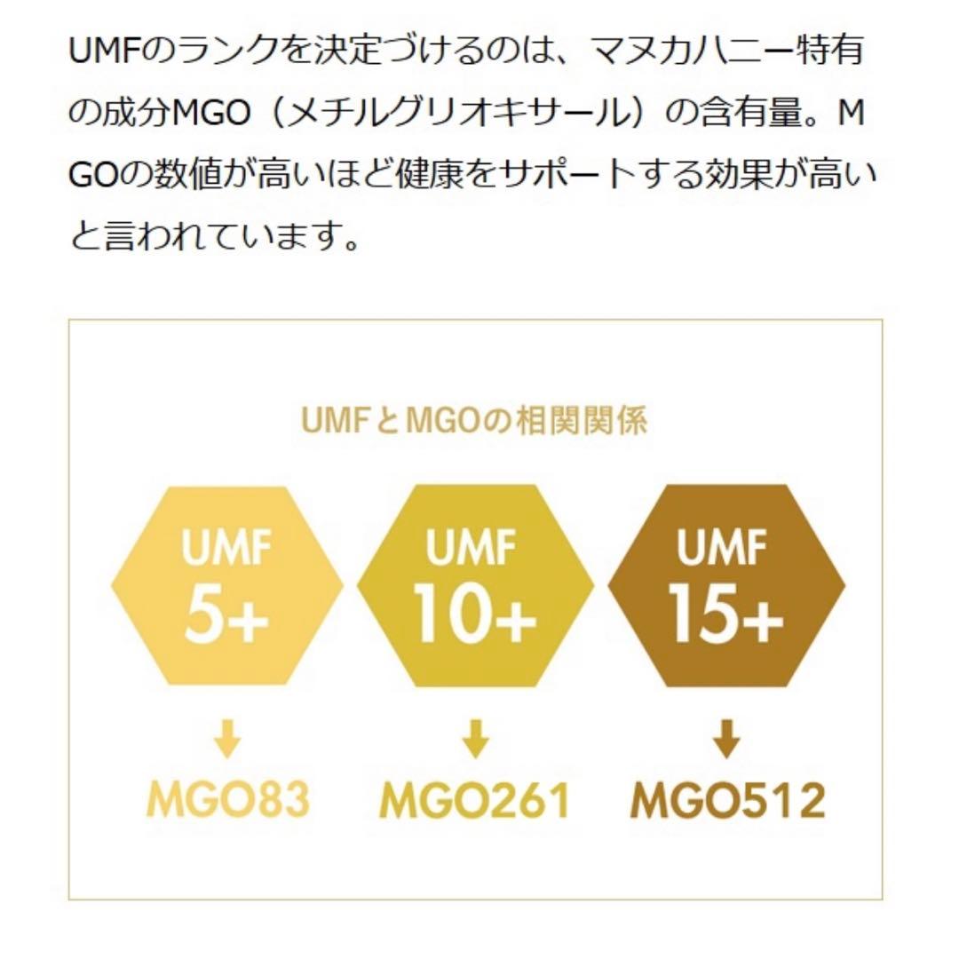 100%ピュア ニュージーランド マヌカハニー UMF15＋　2個
