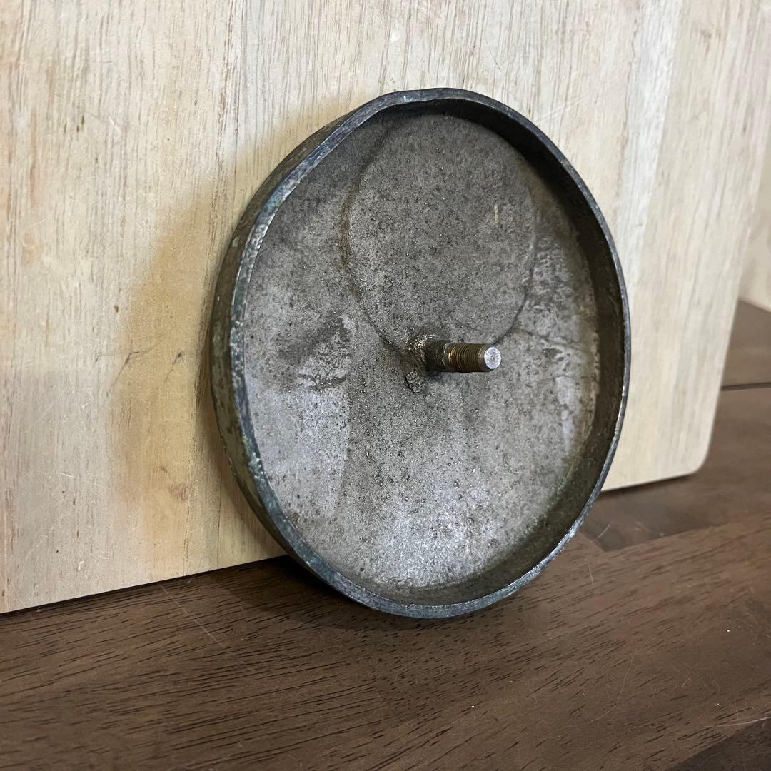 【アンティーク】「大日本東京大倉」 金属製 飾り物 ジャンクガーデン 古道具